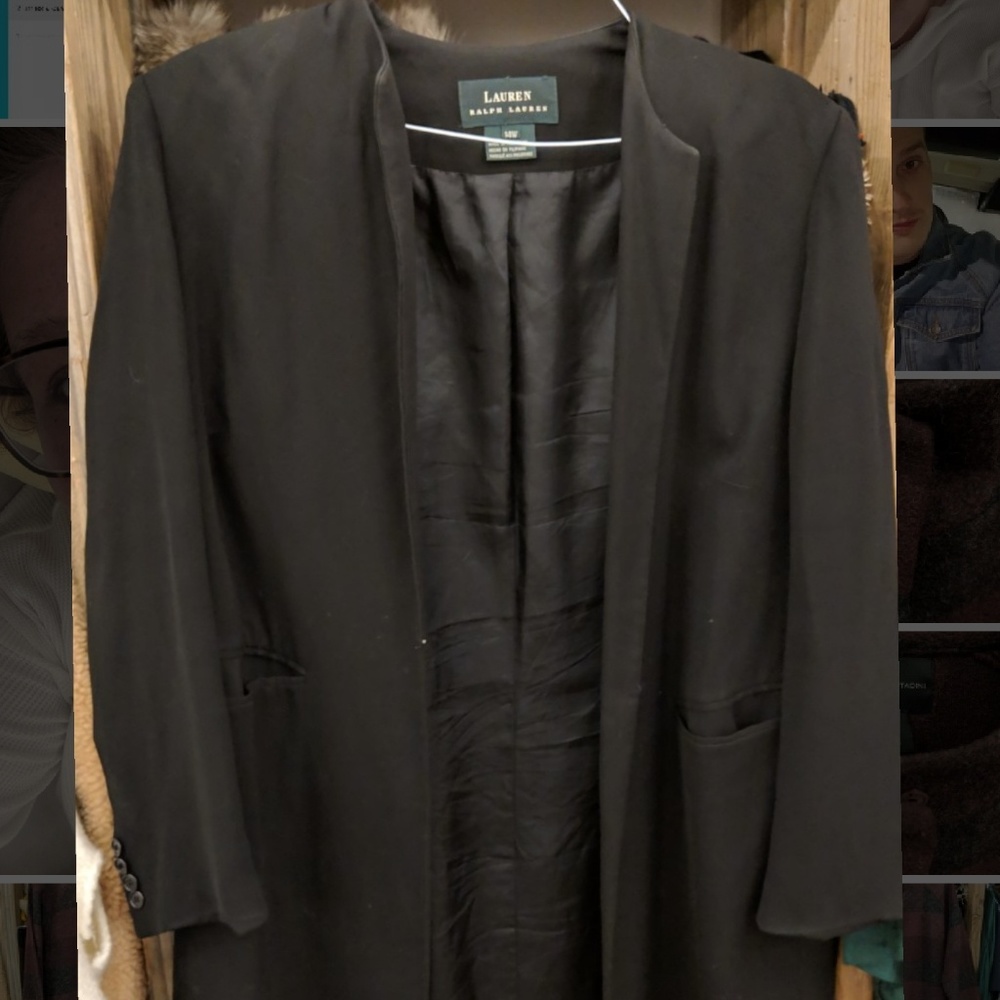 Lauren Ralph Lauren longline blazer coat